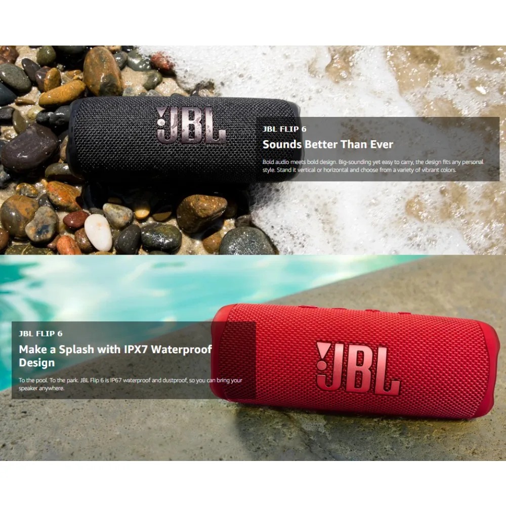 JBL FLIP6 Dış Mekan Bluetooth  - Jbl Speaker Flip 6 incelemesi ve fiyatı